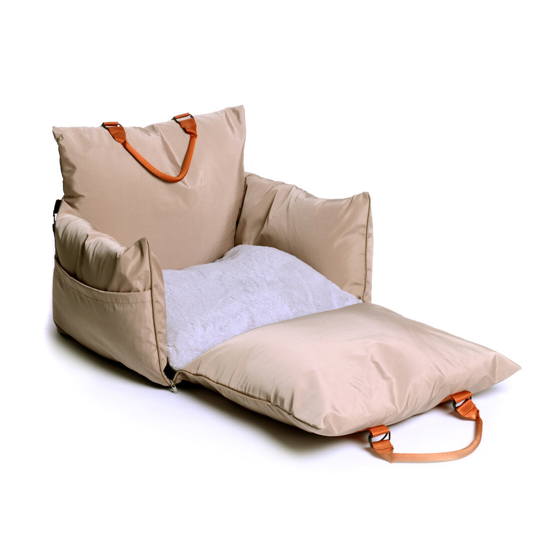 Dogs&Co Autostoel Taupe