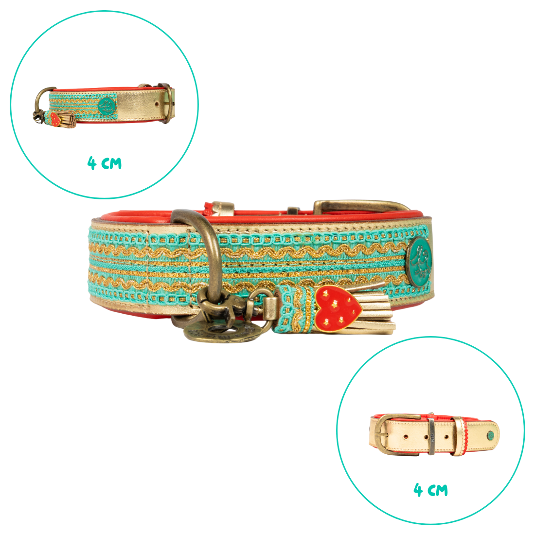 Coco Noël hondenhalsband L (Halsomvang 38-47 cm / 4 cm)