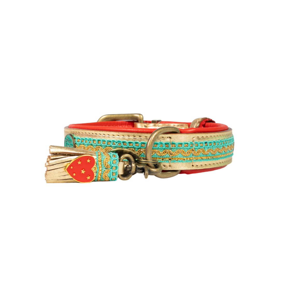 Coco Noël 2,5 cm Halsband M (Halsomvang 32-39 cm / 2,5 cm)