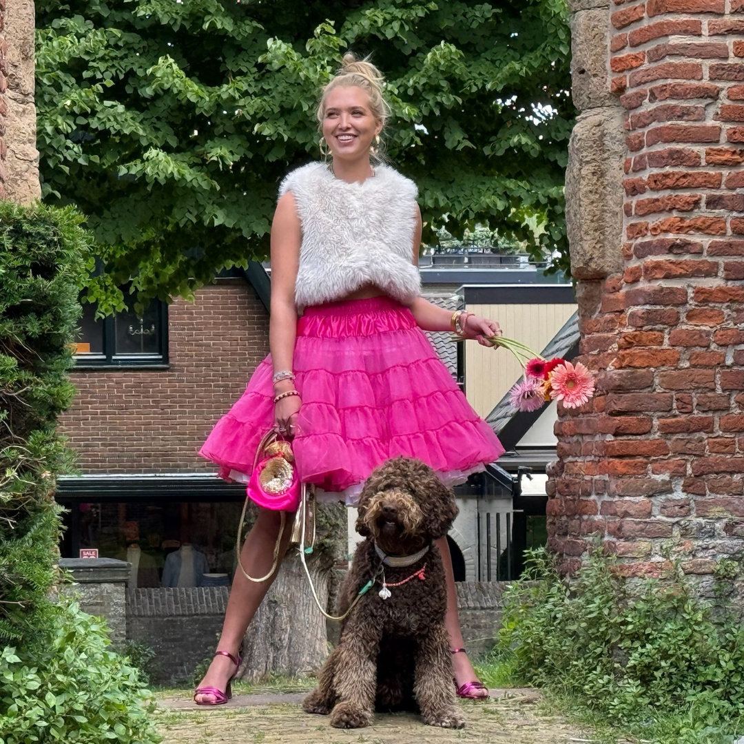 Love Story Hondenhalsband L ( Halsomvang 38-47 cm / 2,5 cm)