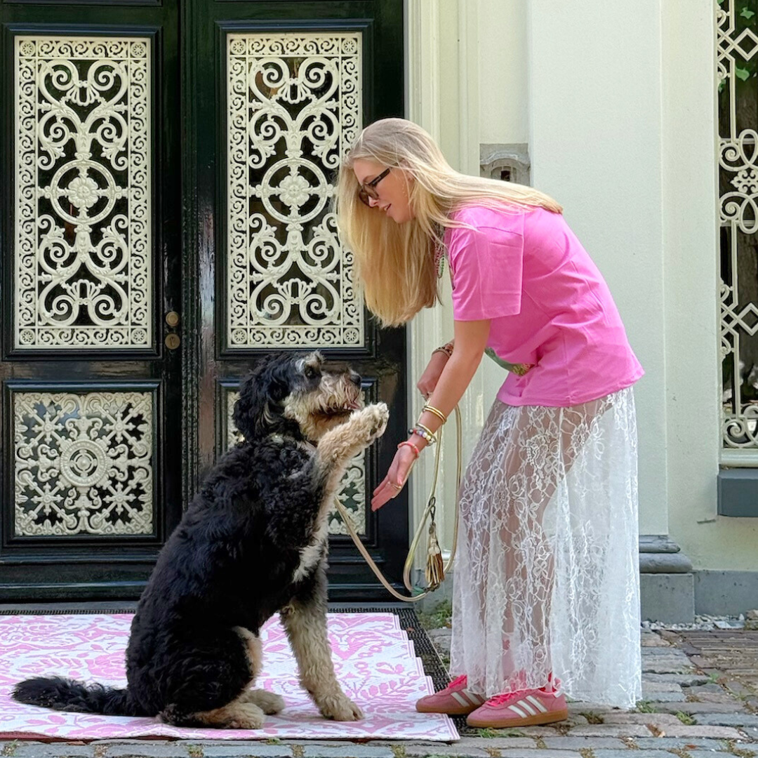 Love Story Hundehalsband L (Halsumfang 38-47 cm / 2,5 cm)