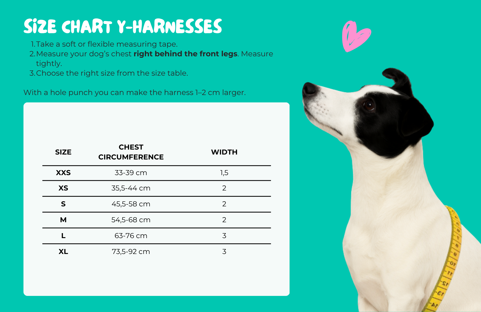 Boho Rosa Tuigje XL(73,5-92 cm)