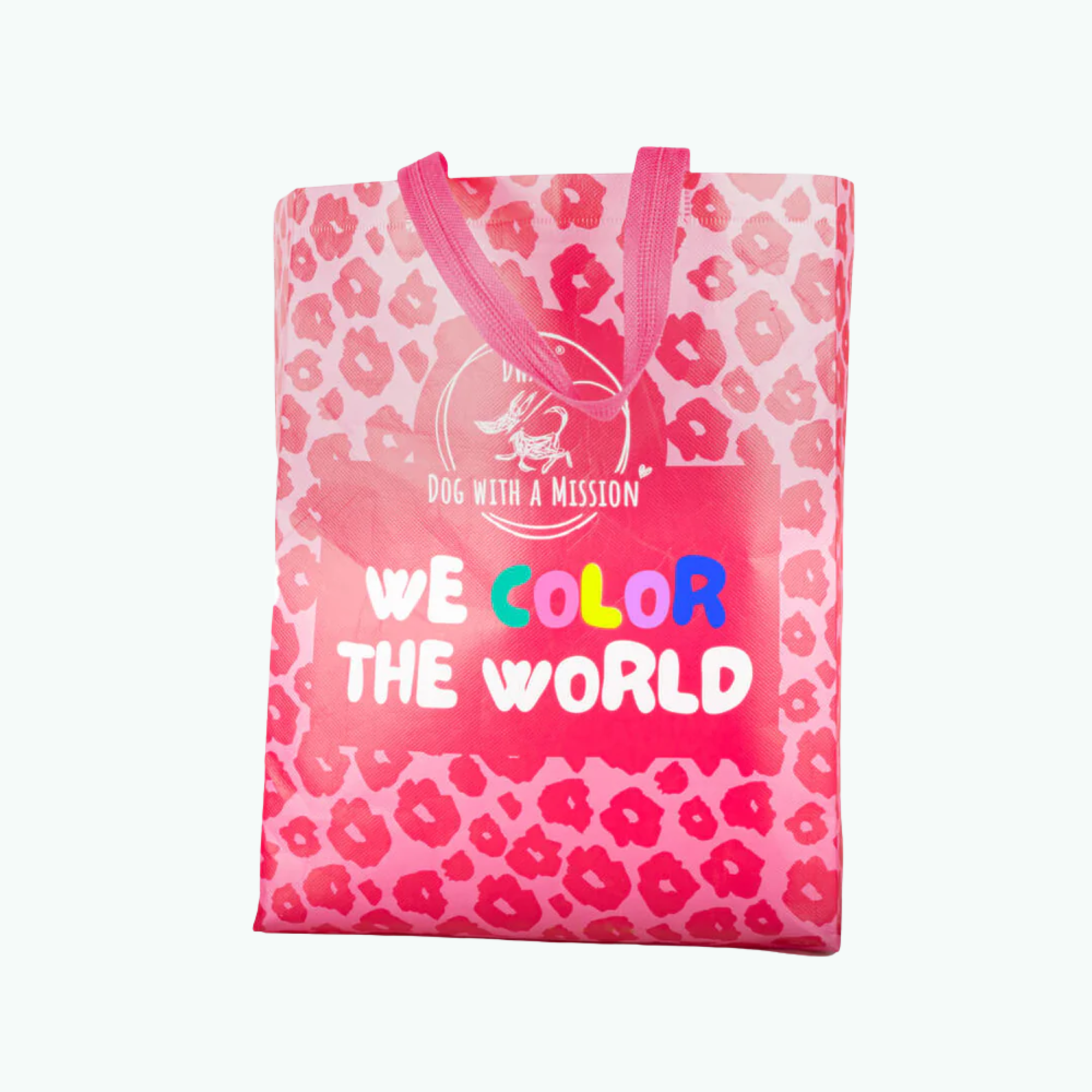 DWAM Shopper roze boodschappentas Dog with a Mission