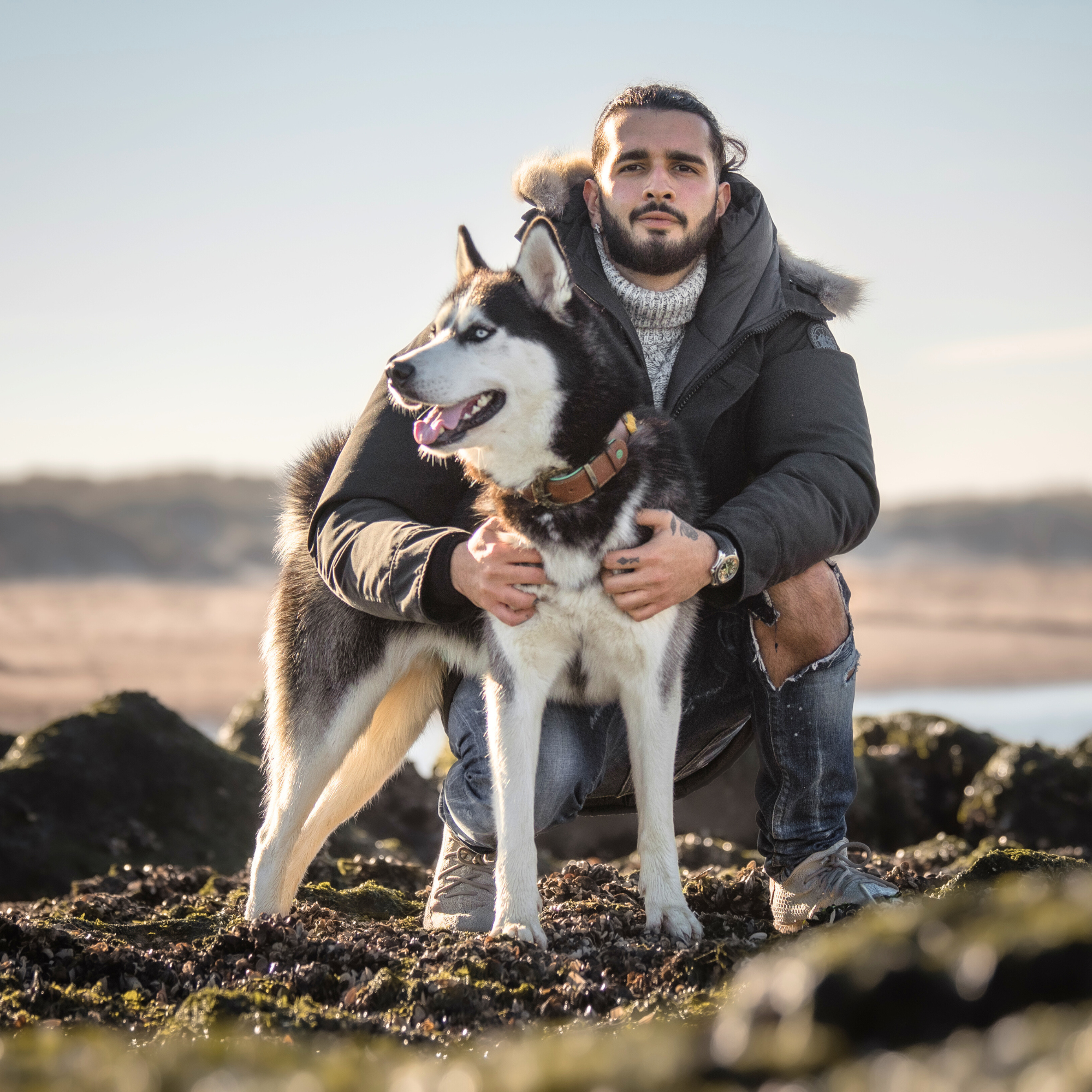 Urban Hundehalsband L (Halsumfang 38-47 cm / 4 cm)