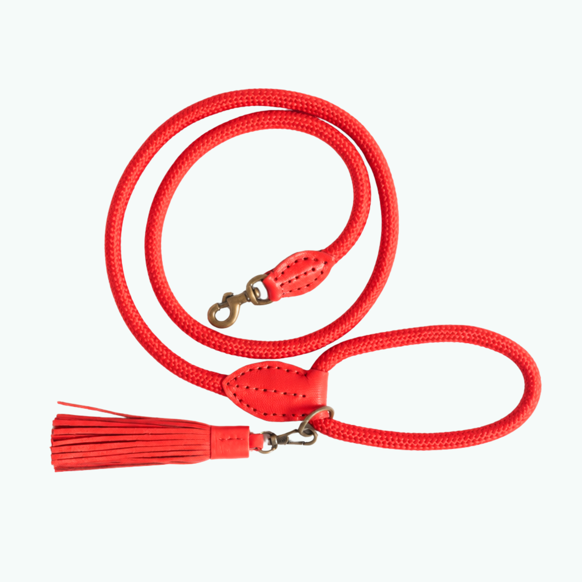 Classic Red Velvet Hondenriem L (155 cm X 1,4 cm)