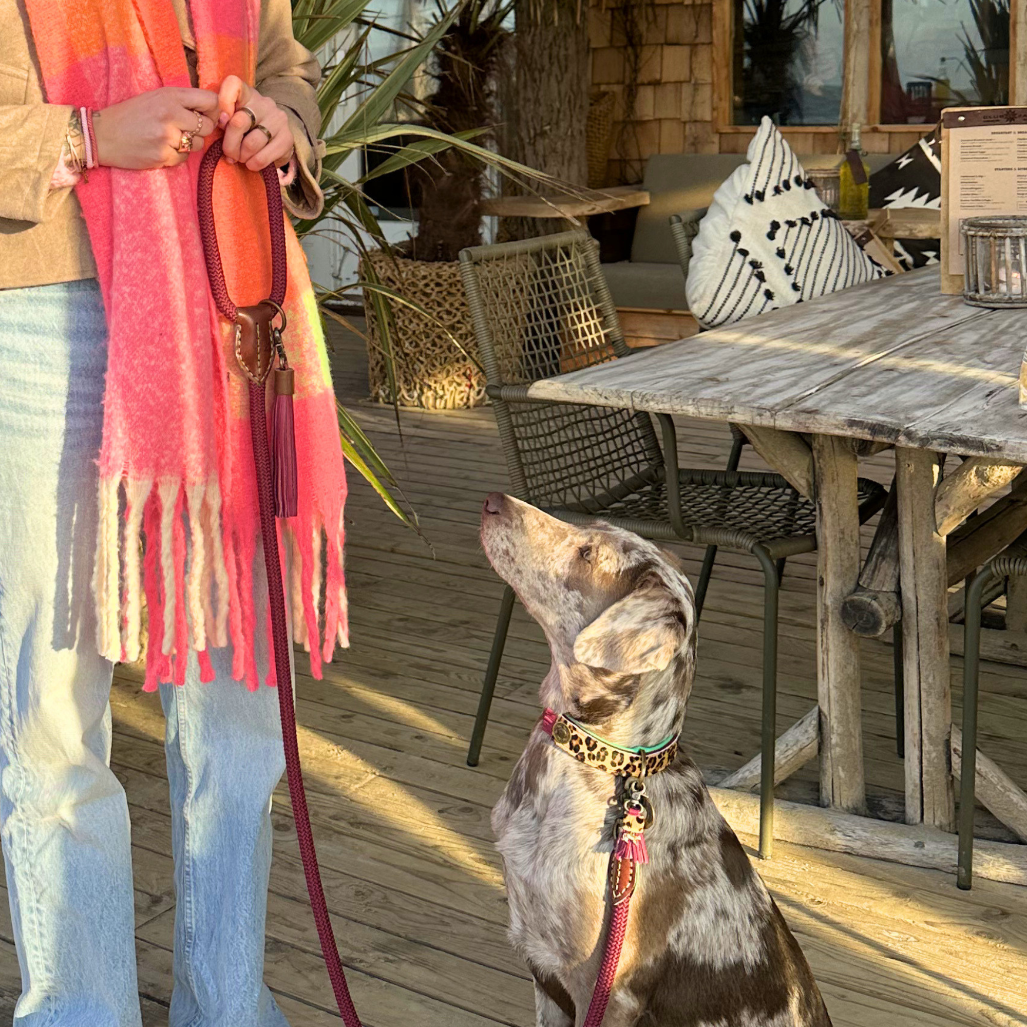 Bonnie Big Tassel Leash