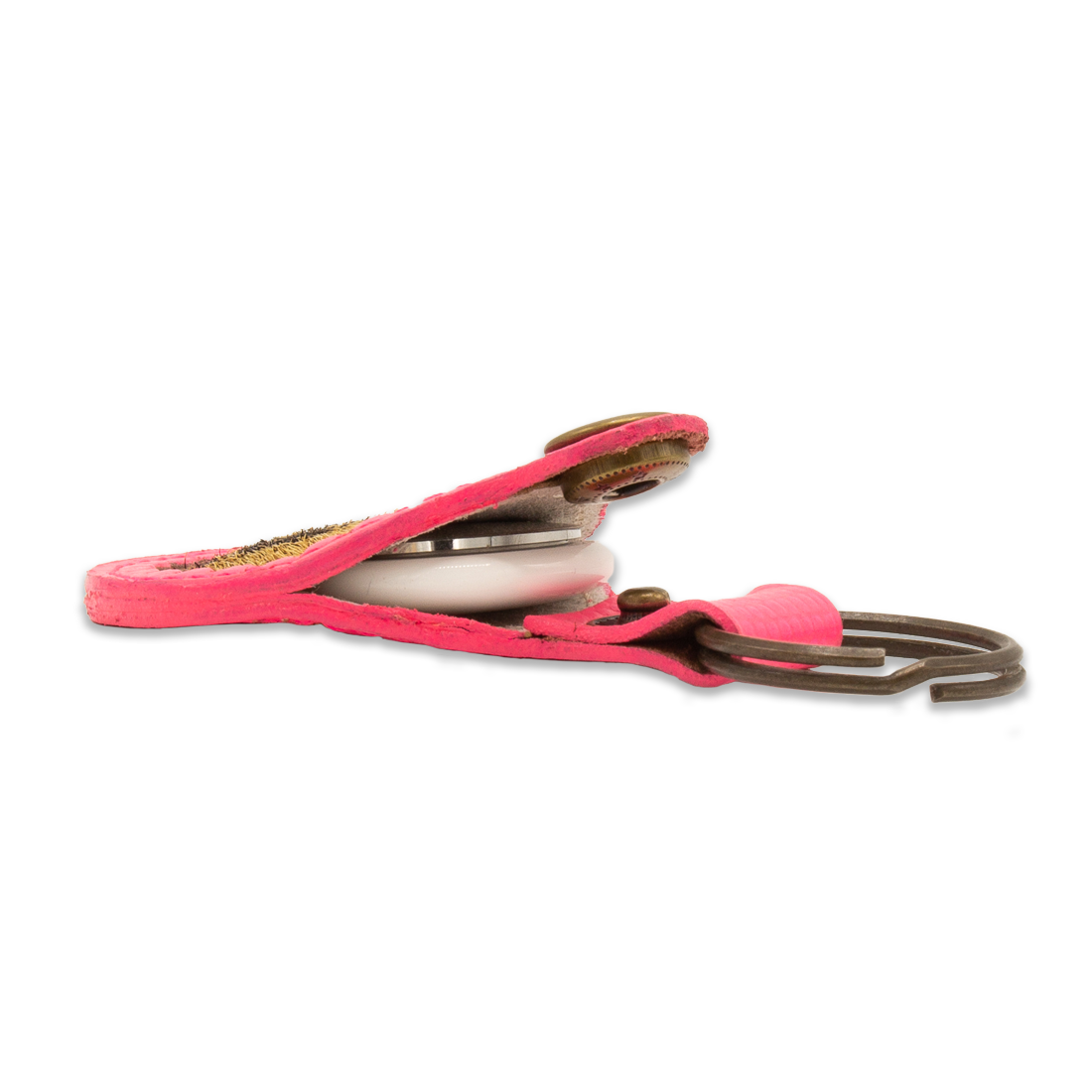 AirTag case hond roze tijger Dog with a Mission DWAM