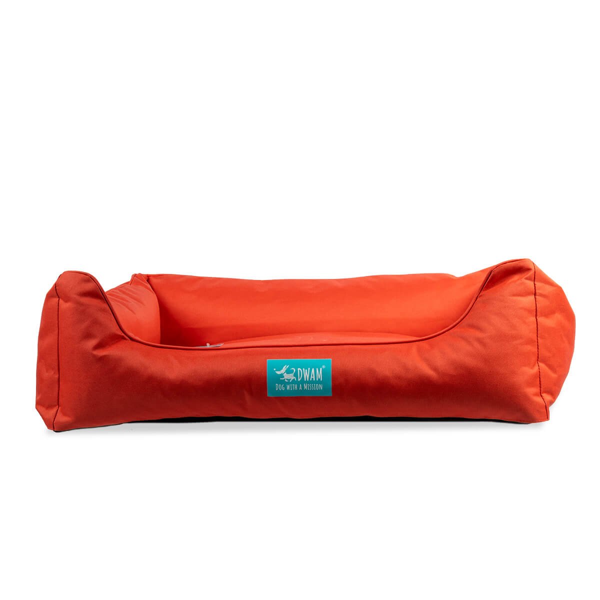 Dog-with-a-mission-dog-bed-colorful-Booster-Coral
