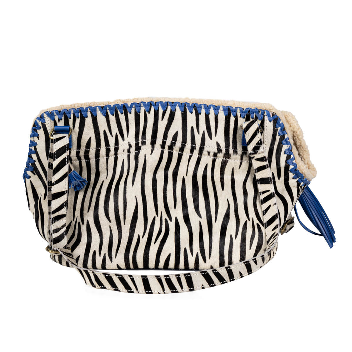 Dandy hondentas zebra dierenprint leer volledig overzicht