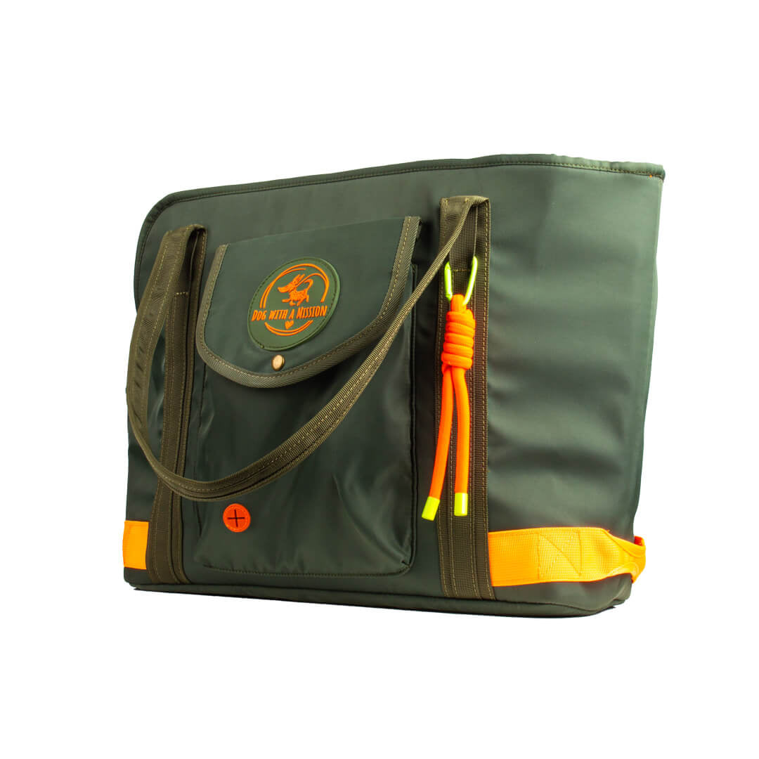 Travel Buddy hondenreistas groen oranje vliegtuig geschikt