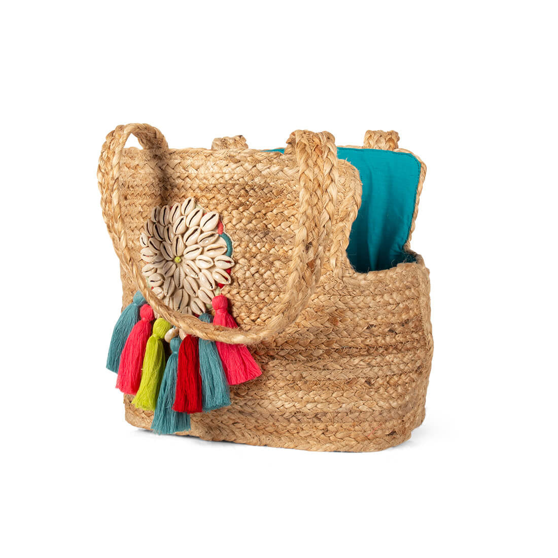 Woodstock Bag jute hondentas hippie overzicht