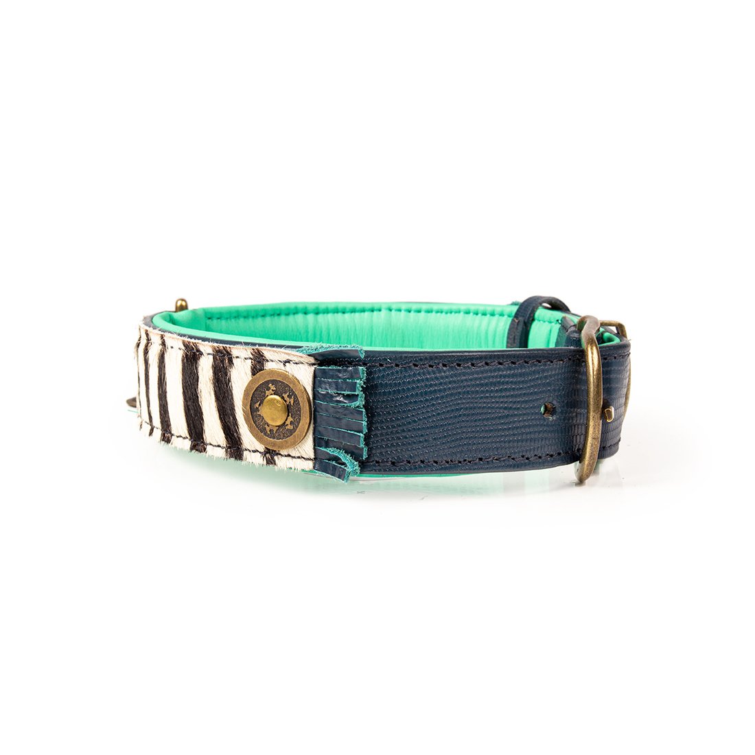 dog-with-a-mission-zebra-leer-uniek-Zara-hondenhalsband-collar
