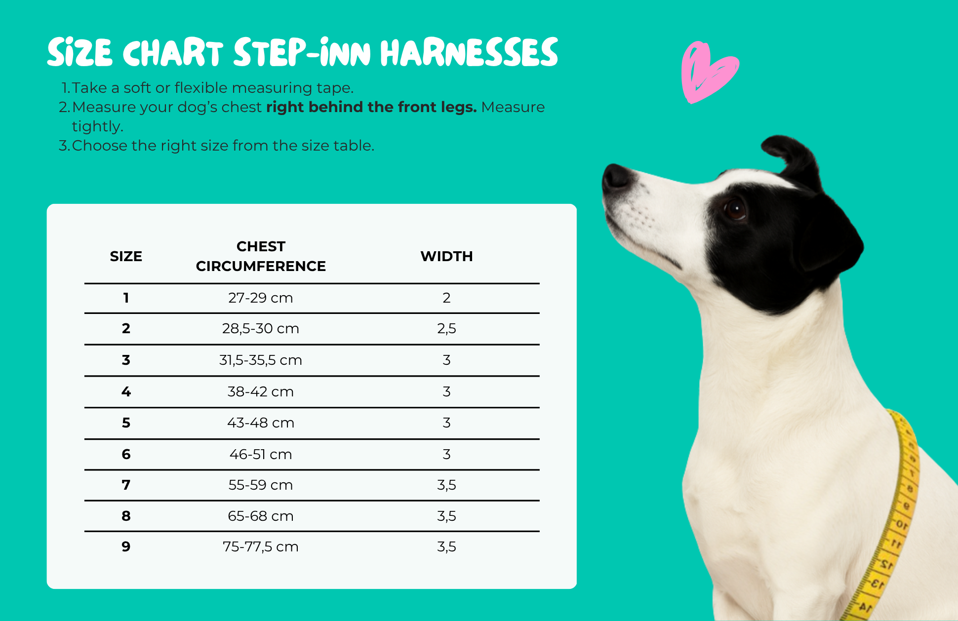 Posh Hondentuigje Maat 8 (61-66 cm)