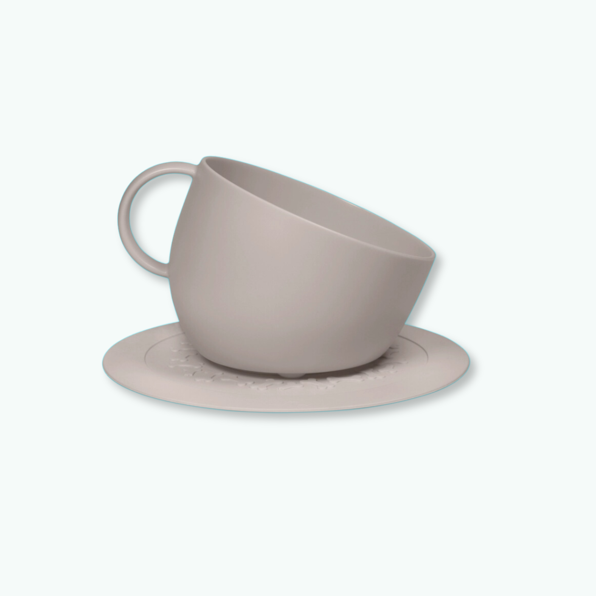 Kom met antislipmat zand