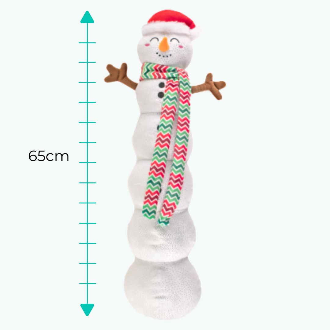 Snowball Party Large Plush Dog Toy