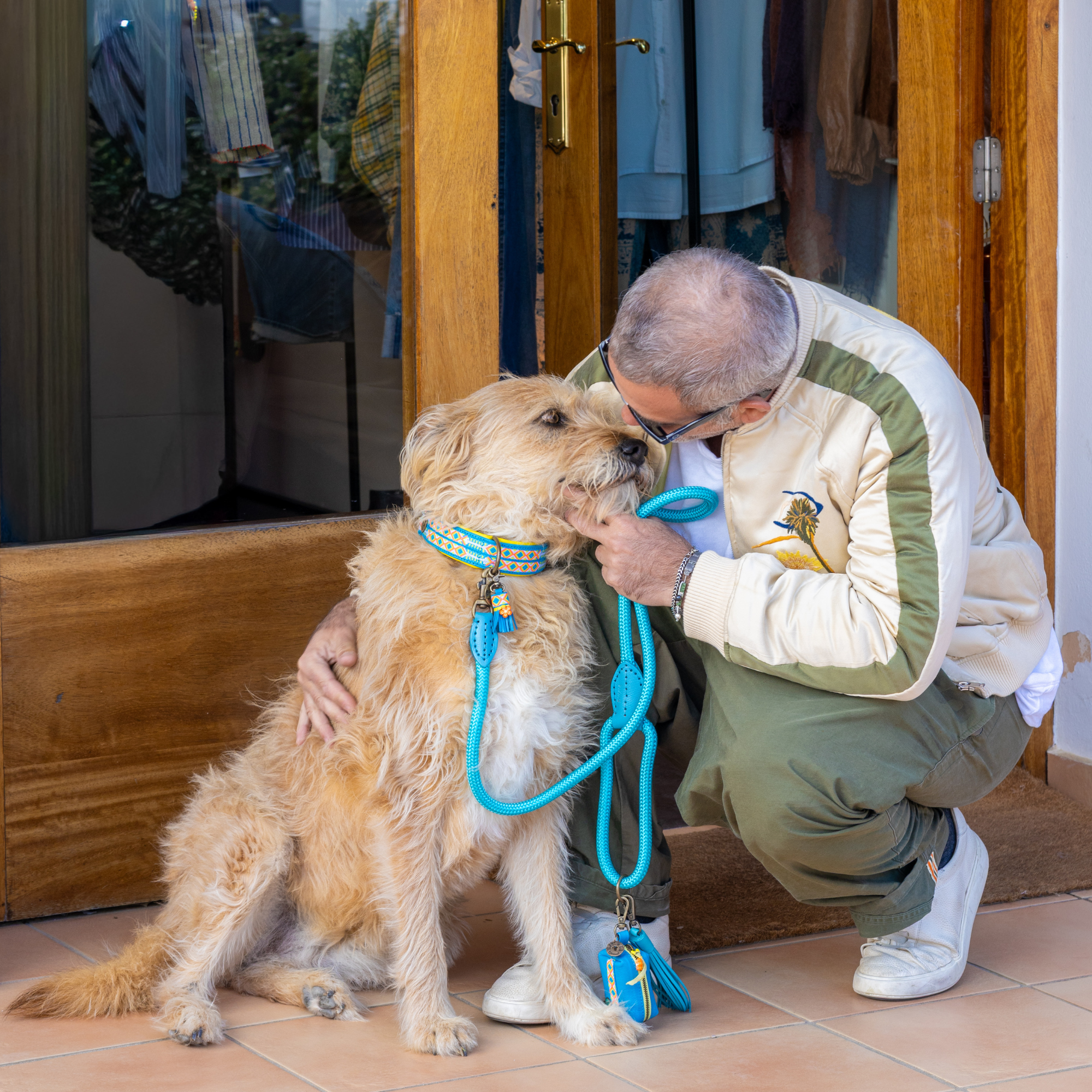 Aloha Hondenhalsband M (Halsomvang 34-39 cm / 2,5 cm)