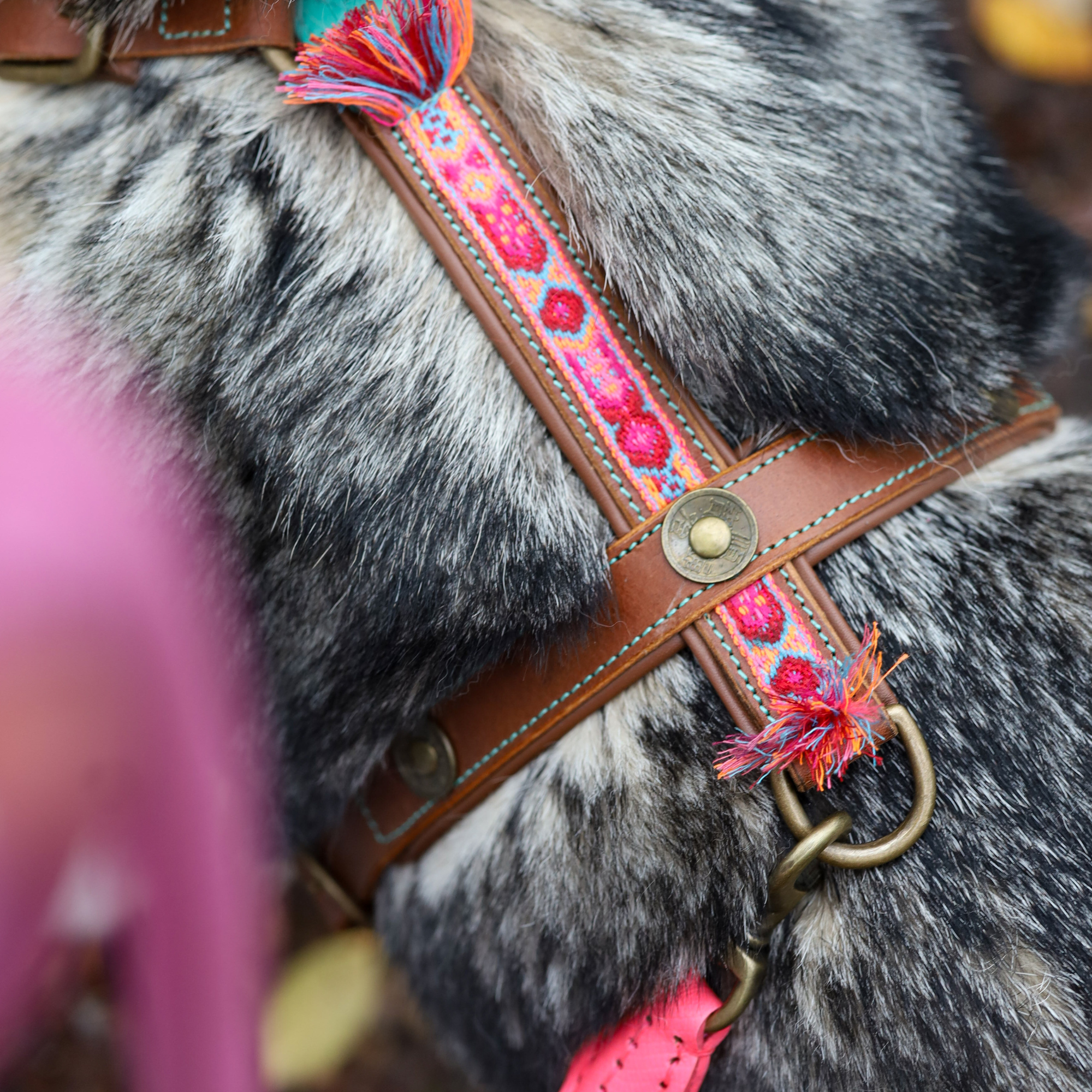 Boho Rosa Dog Harness S (52-64 cm)