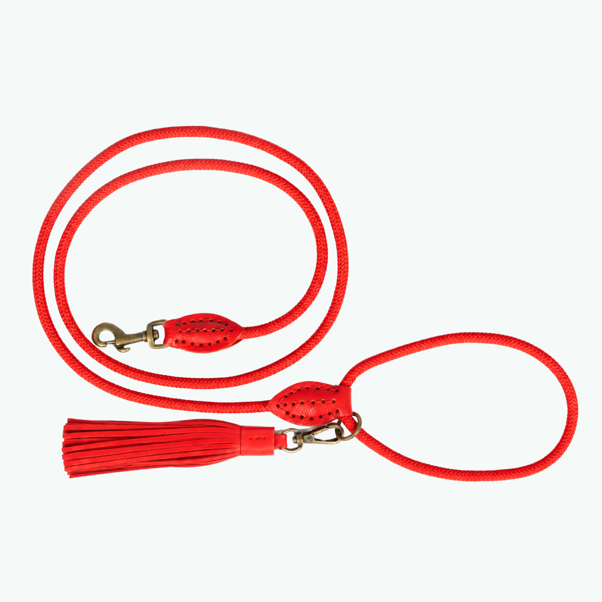 Classic Red Velvet Hondenriem S (155 cm X 1 cm)