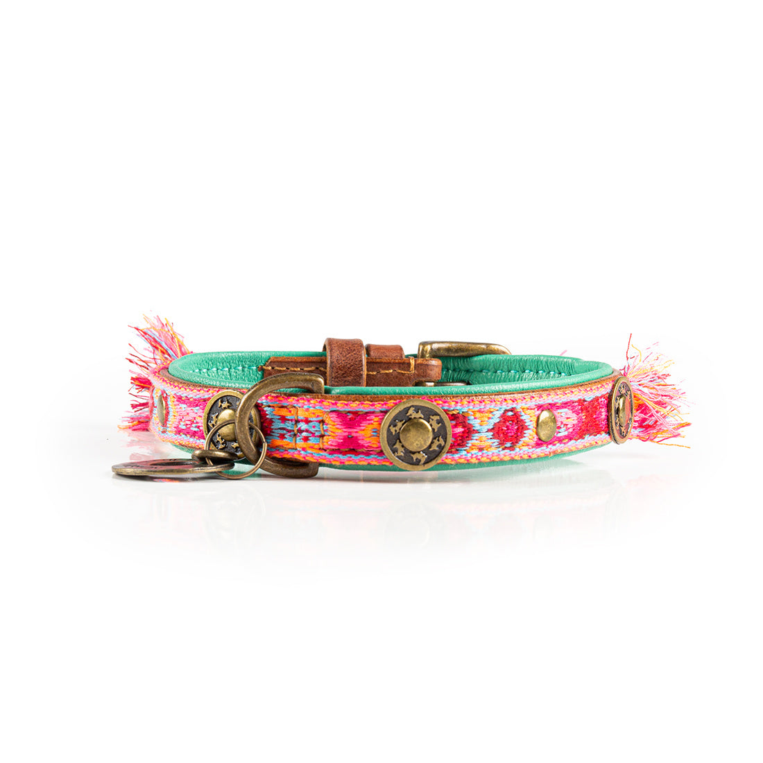 boho-rosa-roze-lederen-halsband-voor-chihuahuas-dog-with-a-mission