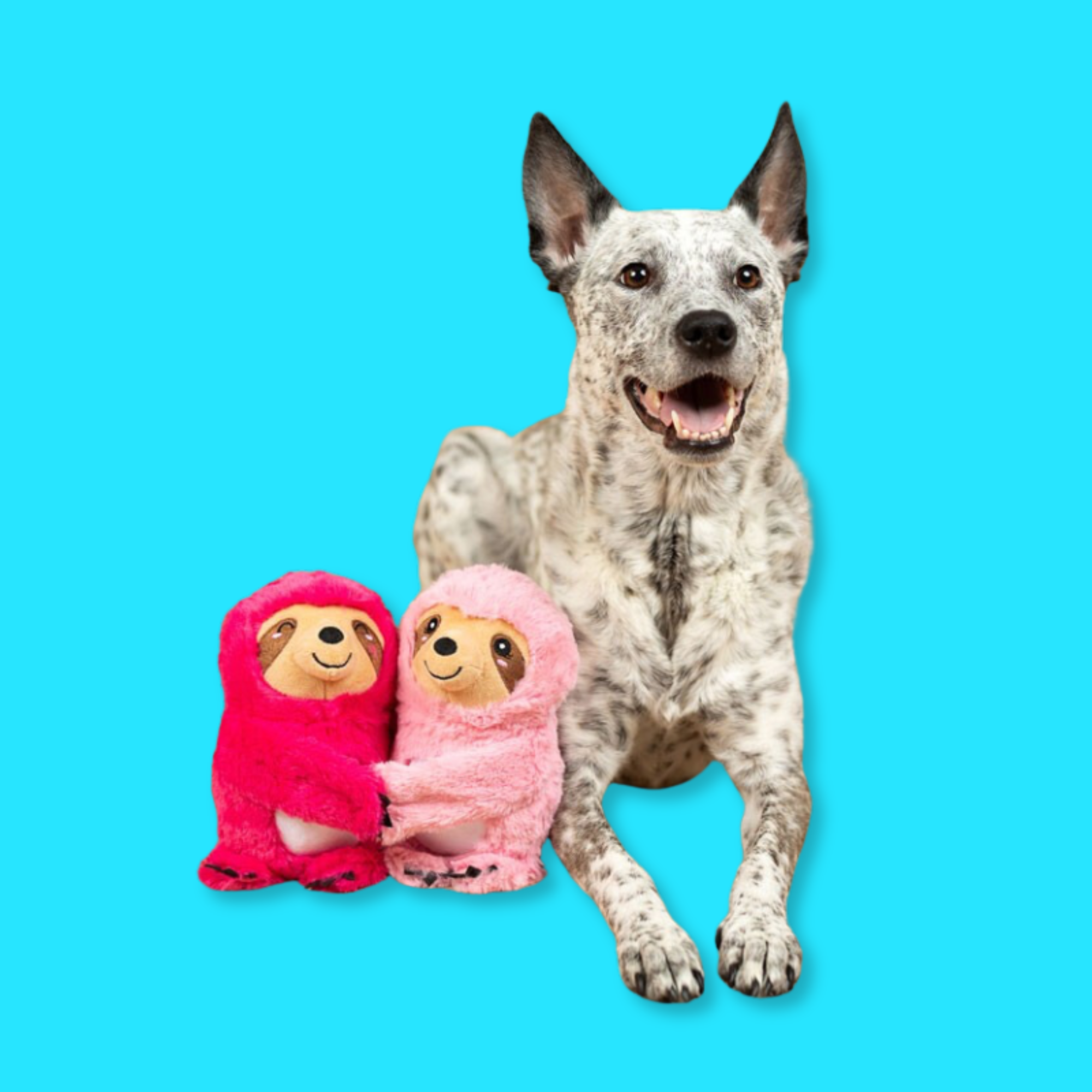 Cuddle Buds Toy - Dog with a Mission - Roze - Rood (3)