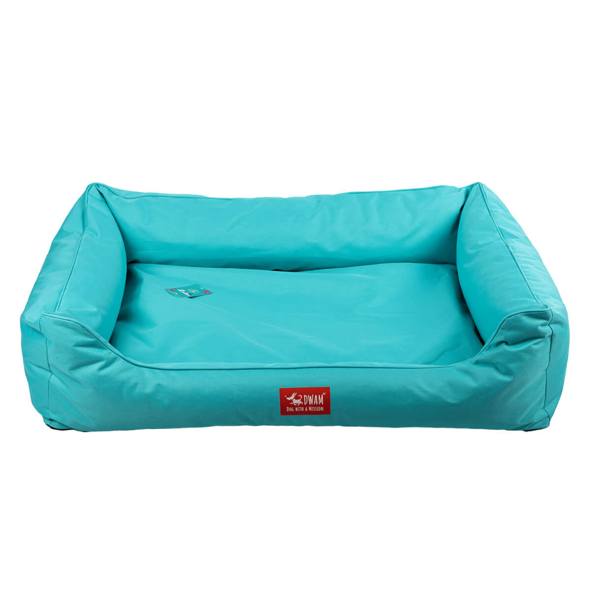 Dog-with-a-mission-dog-basket-booster-aqua