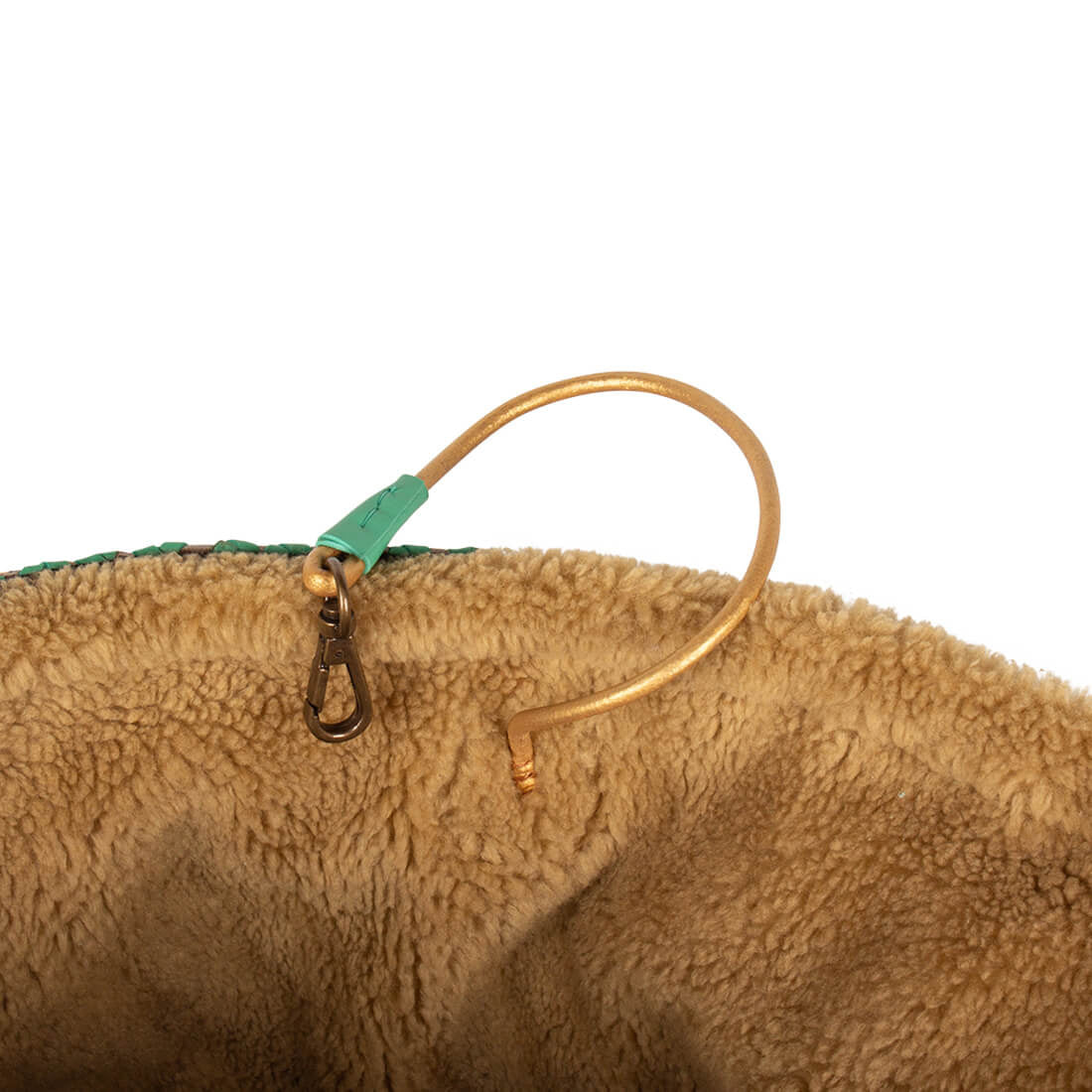 Leopard Lily hondentas luipaardprint leer plat overzicht