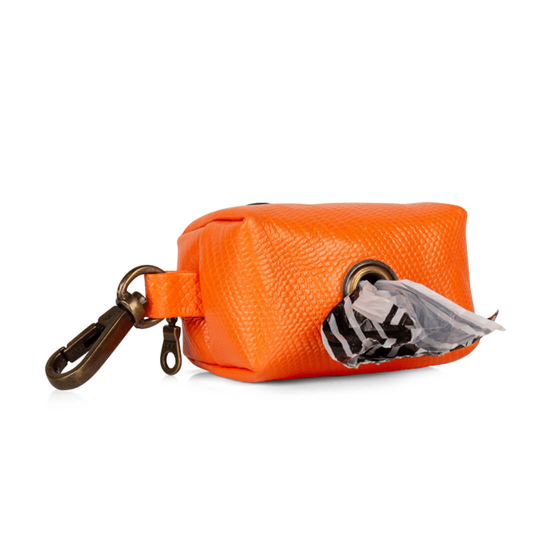 DOG-WITH-A-MISSION-POEPZAKJESHOUDER-BUDDY-orange-VOOR-DWAM-dog-poop-bags