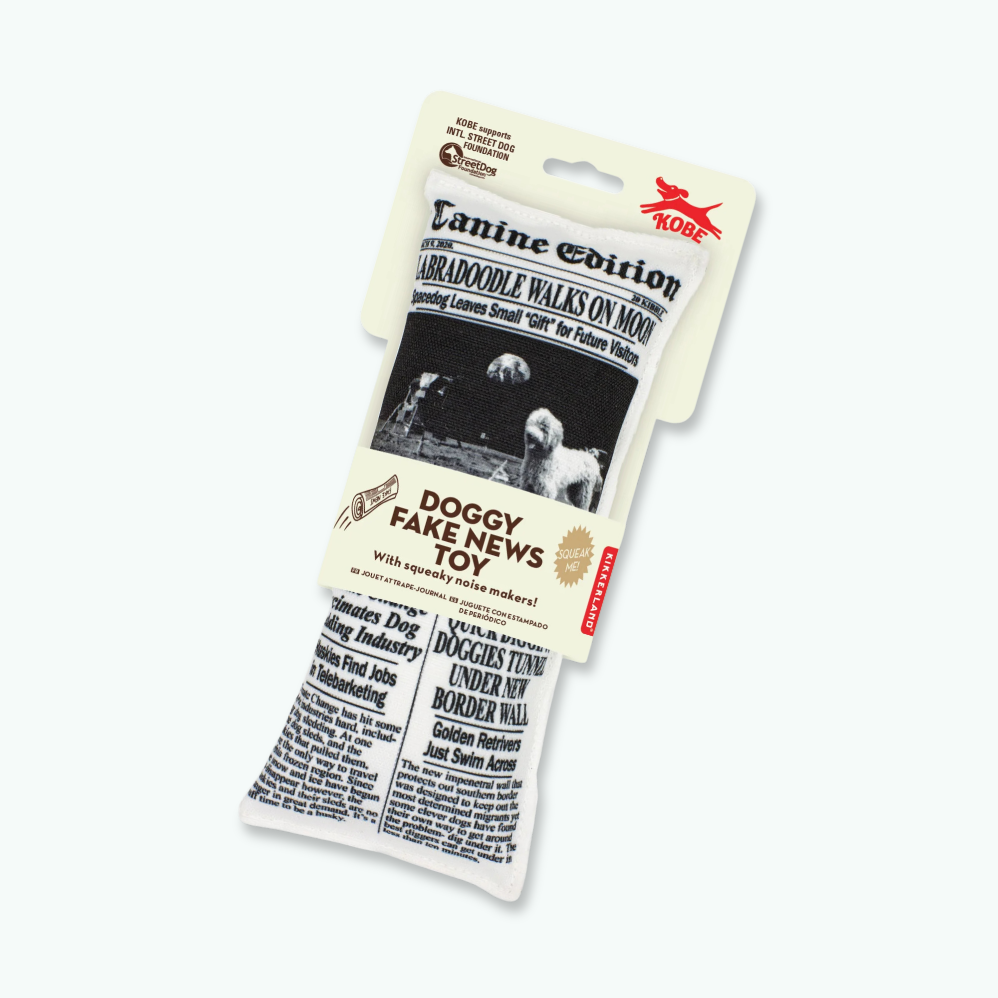 Doggy Fake News Toy - Dog with a Mission