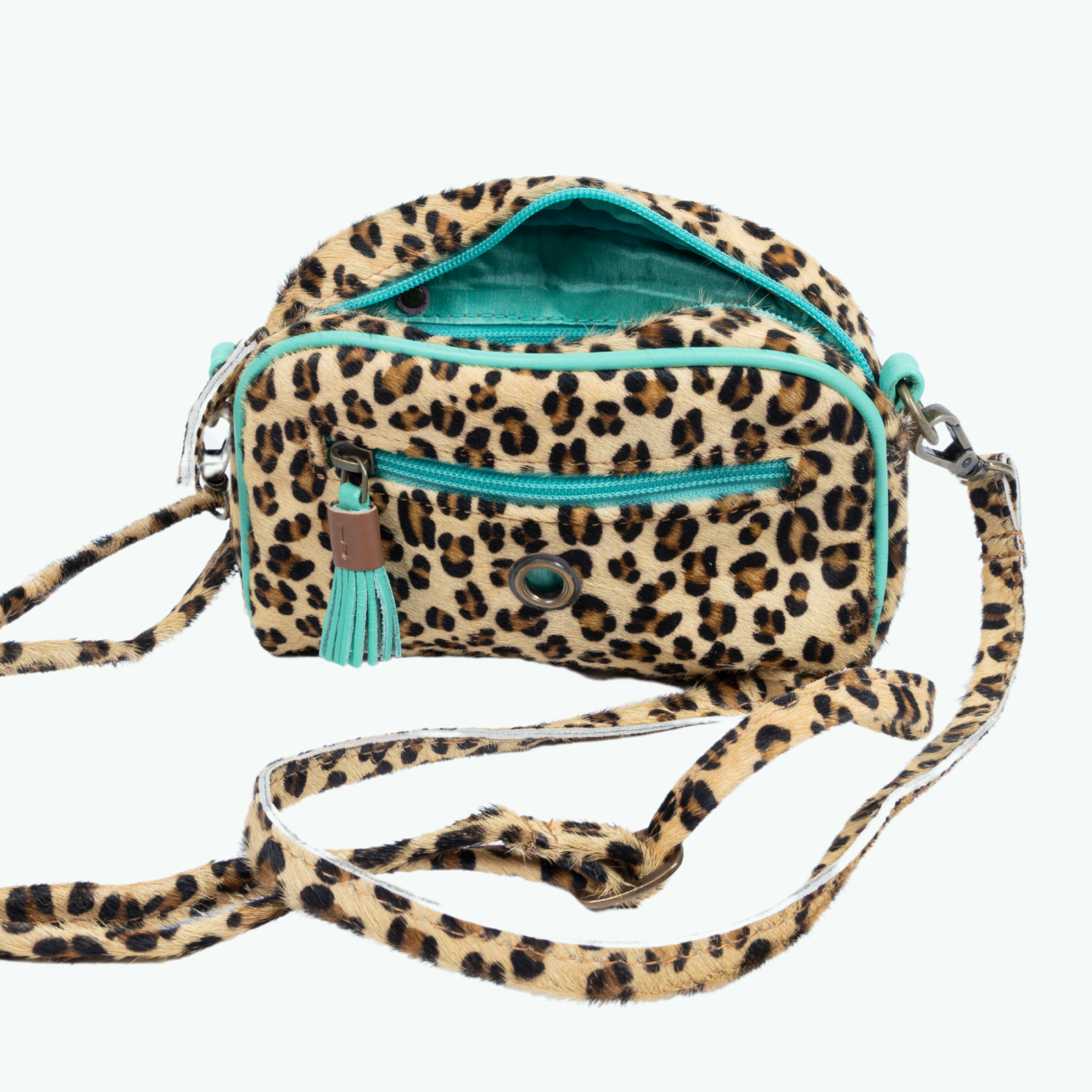 Walk The Dog Lou Lou crossbody tas binnenkant vakken