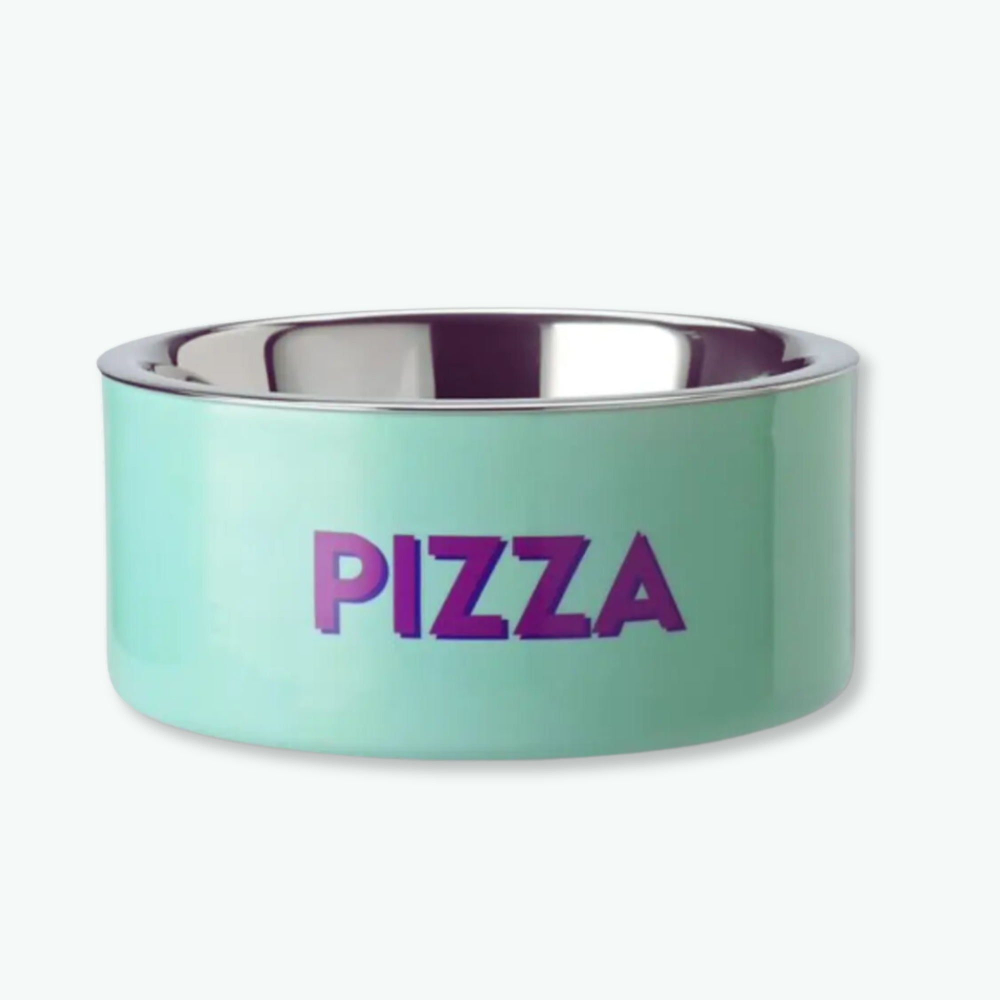 LOVE PETS BOWL M PIZZA MINT