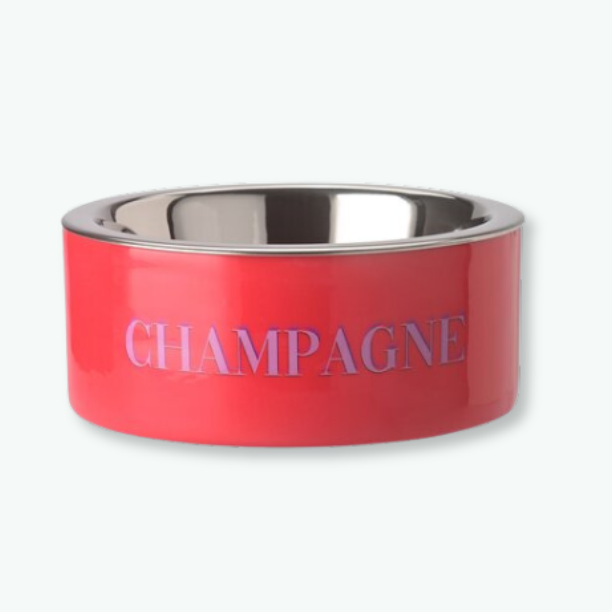 LOVE PETS BOWL S CHAMPAGNE RED