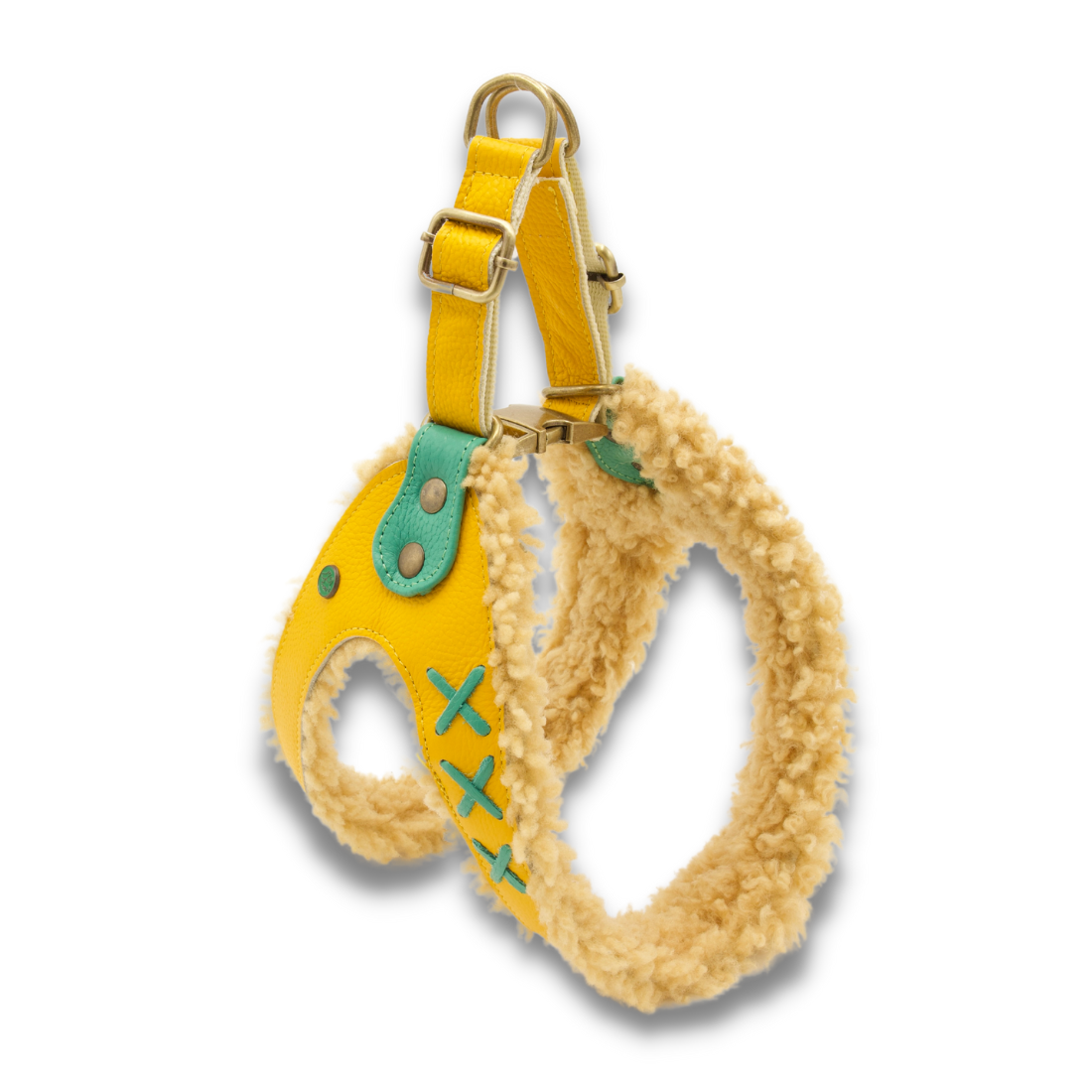 Mokum Dog harness yellow DWAM Dog with a Mission