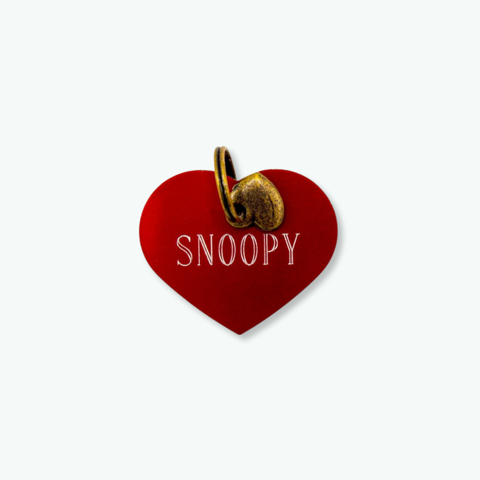 Penning rood hartje L - Dog with a Mission